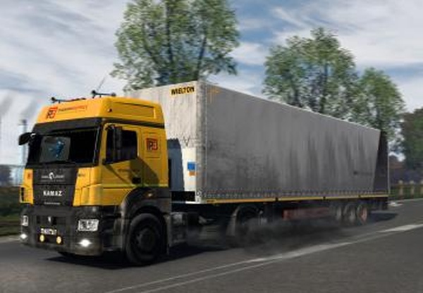 Дополнение-грязь для Камаз-5490/65206версия 1.0 (07.01.22) для Euro Truck Simulator 2 (v1.40.x, - 1.43.x)