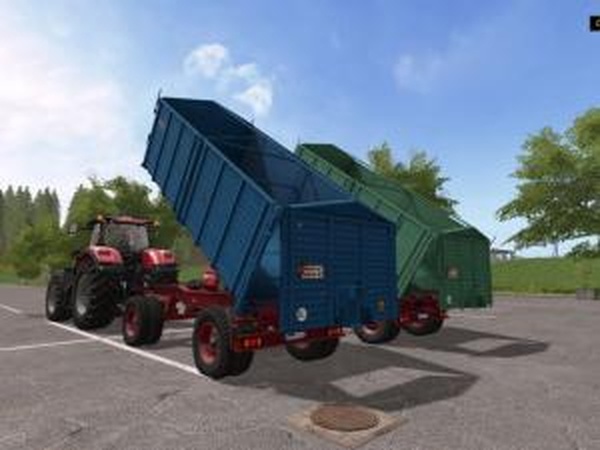 Прицепы Meiller Kipper - Dynamichosesверсия 1.0 для Farming Simulator 2017 (v1.4.4)