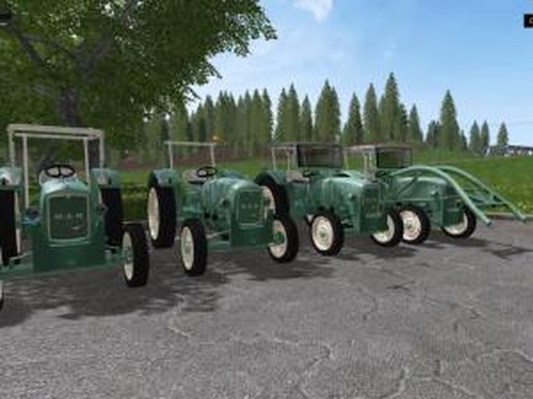 MAN 4P1 1963версия 2.0 для Farming Simulator 2017 (v1.4.4)