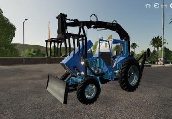 МТЗ 82 ПЭ 2Ф Вилочный - Переделкаверсия 1.0 для Farming Simulator 2019 (v1.7.1.0)