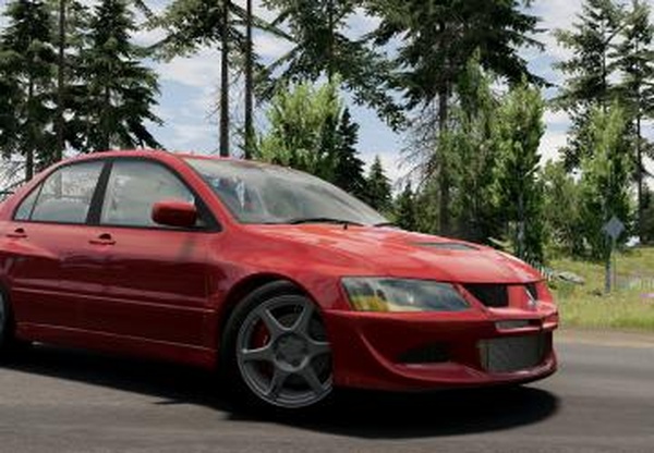 Mitsubishi Lancer Evolution MR VIII/IXверсия 1.0 для BeamNG.drive (v0.38.x)