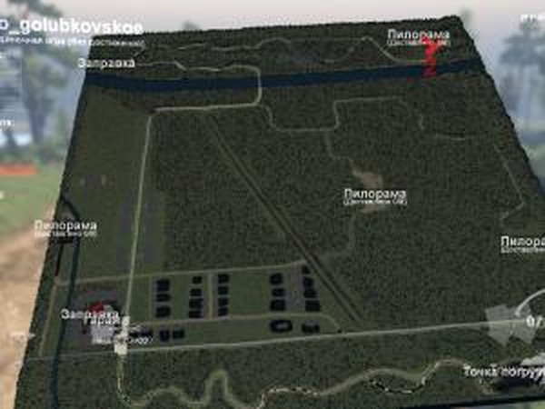 Карта «Село Голубковское»версия 1.0 для SpinTires (v03.03.16)