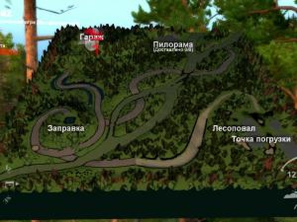 Карта «Топаз»версия 1 для SpinTires (v03.03.16)
