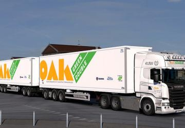 NTM OAK Green Double Addonверсия 1.3.3 для Euro Truck Simulator 2 (v1.43.x)