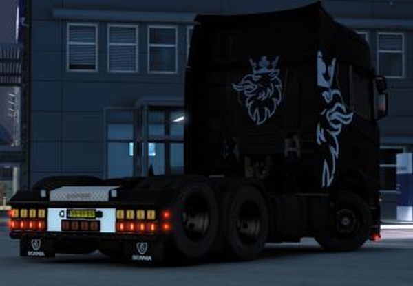 Задний бампер в Голландском стилеверсия 2.0 для Euro Truck Simulator 2 (v1.43.x)