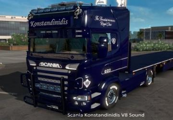 Scania Konstanitidis R950 V8 Soundверсия 1.0 для Euro Truck Simulator 2 (v1.43.x)