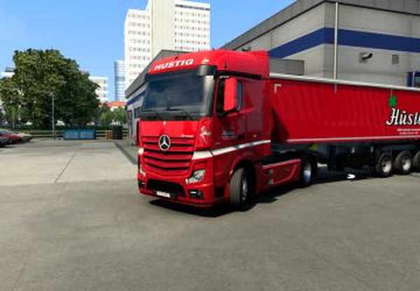 Комбо скин Spedition Hustigверсия 1.0 для Euro Truck Simulator 2 (v1.43.x)