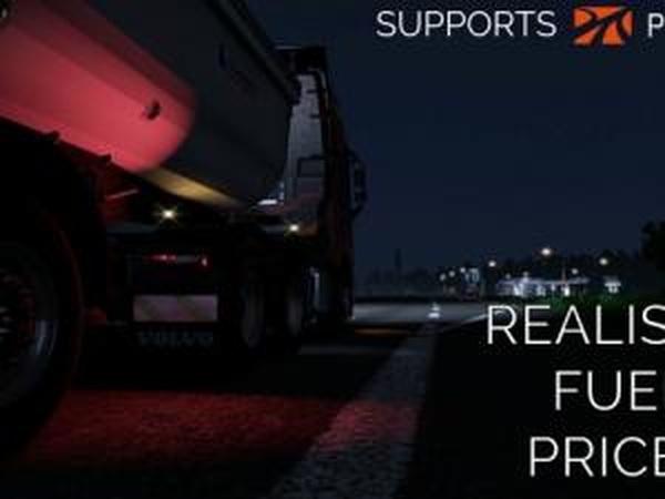 Реальные цены на топливоверсия 29.12.2021 для Euro Truck Simulator 2 (v1.43.x)