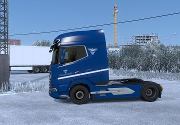 Skin DAF 2021 SPверсия 1.0 для Euro Truck Simulator 2 (v1.43.x)