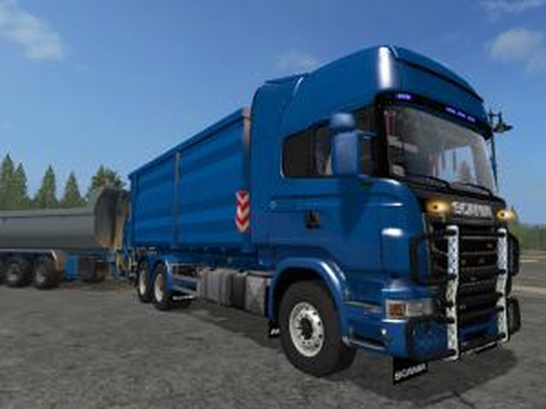 Scania R730 Hookliftверсия 1.0.2.0 для Farming Simulator 2017 (v1.4.4.0)