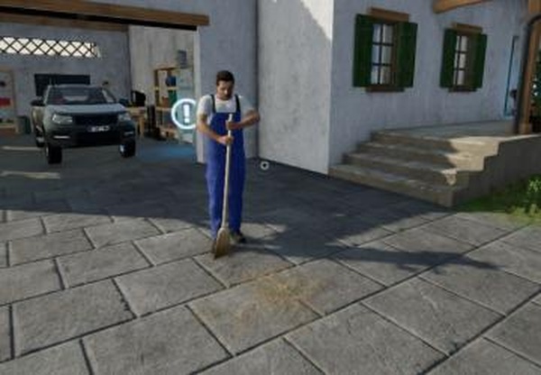 Animated Man with a broomверсия 1.0.0.0 для Farming Simulator 2022