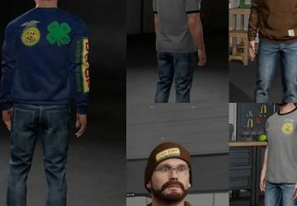 Cooperation themed clothing packверсия 1.0.0.0 для Farming Simulator 2022