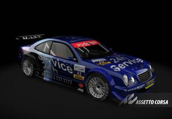Mercedes-Benz CLK DTM 2001версия 1.3 для Assetto Corsa