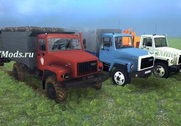 Пак Газ «Легенды СССР 2»версия 1.0 для Spintires: MudRunner (v14.08.19)