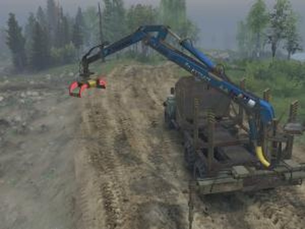 Текстура манипулятора синяяверсия 1.0 для SpinTires (v03.03.16)