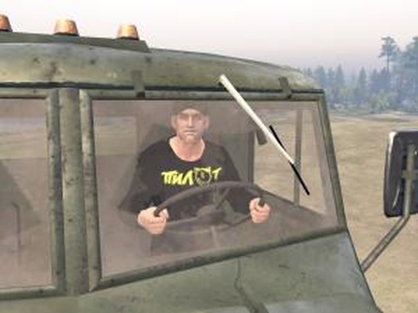 Скин пак из 2 скинов для водителяверсия 1.0 для SpinTires (v03.03.16)