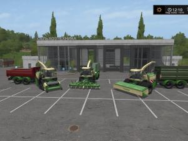 Krone Big X 580 HKLверсия 2.0 для Farming Simulator 2017 (v1.4.4)