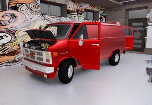 GMC Vandura Stories 83версия 1.1.0.0 для Farming Simulator 2019 (v1.7.x)