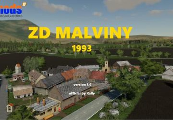 Карта «ZD Malviny 1993»версия 1.0 для Farming Simulator 2019 (v1.7X)