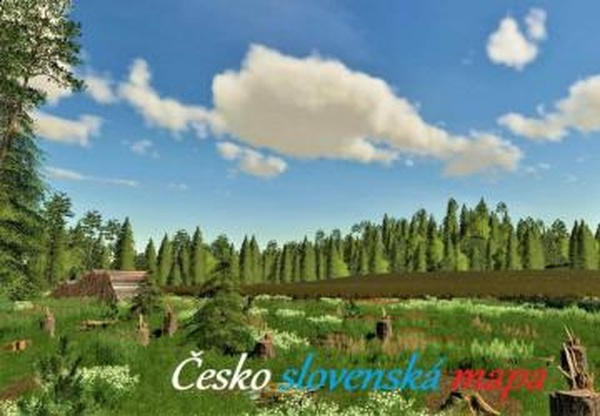 Карта «Ceskoslovenska map»версия 1.0 для Farming Simulator 2019 (v1.7X)