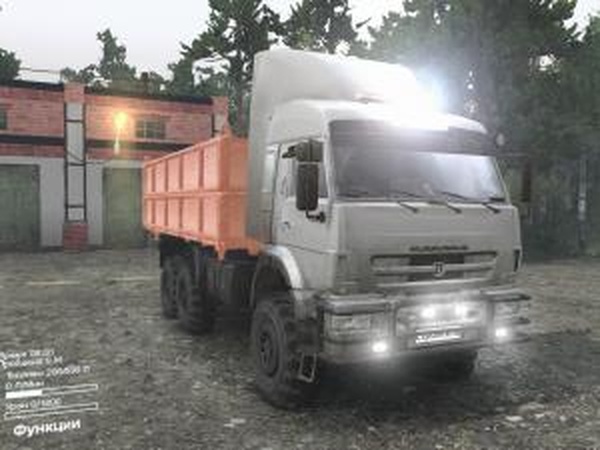 КамАЗ-43108 «Строитель»версия 10.06.17 для SpinTires (v03.03.16)