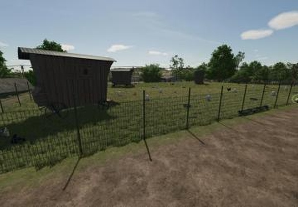 Outdoor Chicken Coopверсия 1.1.0.0 для Farming Simulator 2025