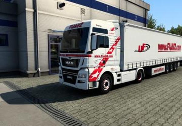 Комбо скин Fijavž Uroš Transportверсия 1.0 для Euro Truck Simulator 2 (v1.43.x)
