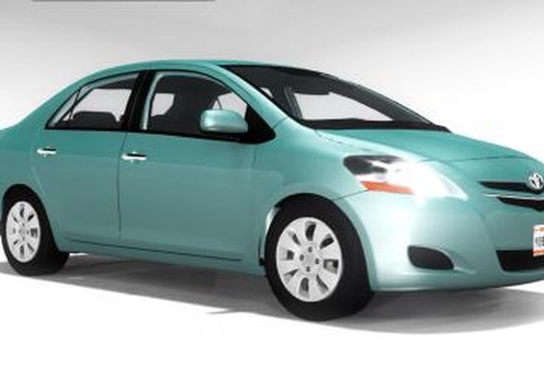 Toyota Yaris 2008версия 1.0 для BeamNG.drive (v0.20)