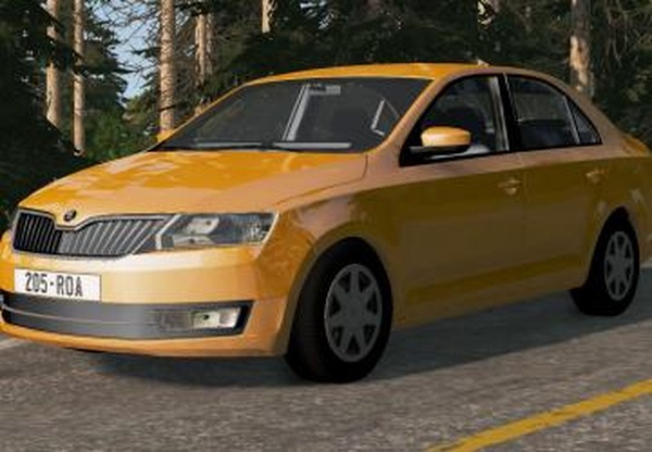 Skoda Rapidверсия 1.2 для BeamNG.drive (v0.20)