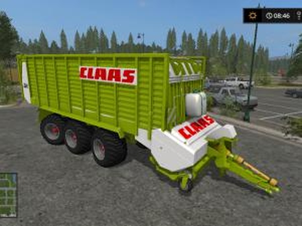 Прицеп-подборщик Claas Cargos 9600версия 1.0.0.0 для Farming Simulator 2017 (v1.4.2+)