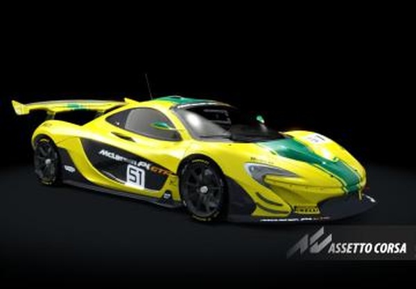 McLaren P1 GTRверсия 1.0 для Assetto Corsa