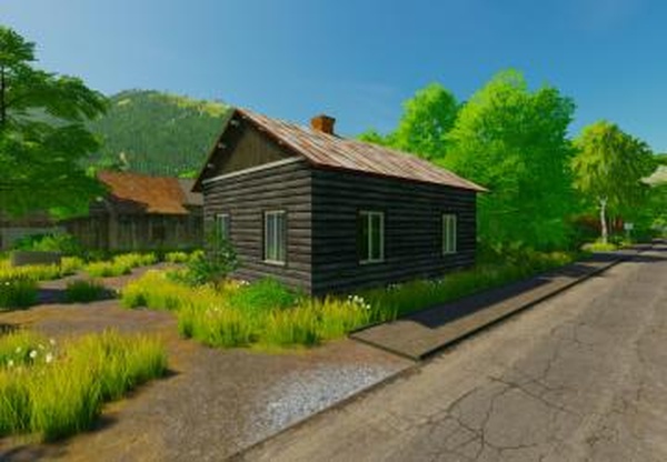 Old Wooden House (Prefab*)версия 1.0.0.0 для Farming Simulator 2022