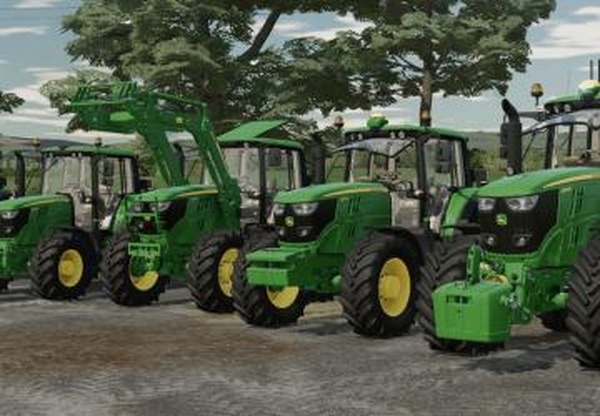 John Deere 6M Packверсия 1.1.0.0 для Farming Simulator 2022