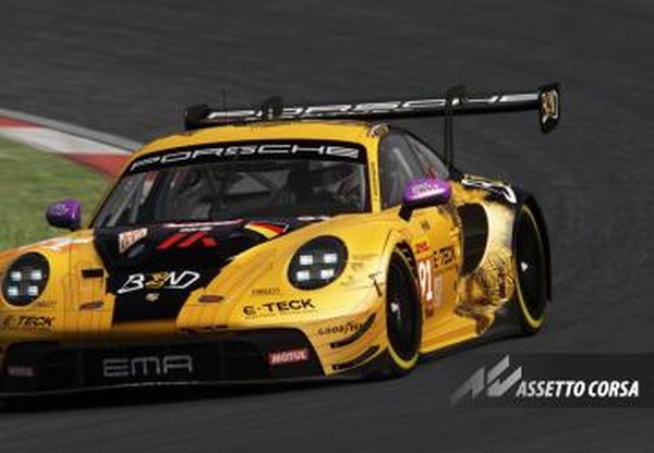 2024 WEC And 24 Hours of Le Mans Manthey 911 Porsche GT3R pack LH edition updtaev1.0 для Assetto Corsa