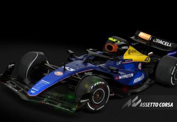 F46 Williams Las Vegas Livery for the RSS Formula Hybrid 2024v1.0 для Assetto Corsa