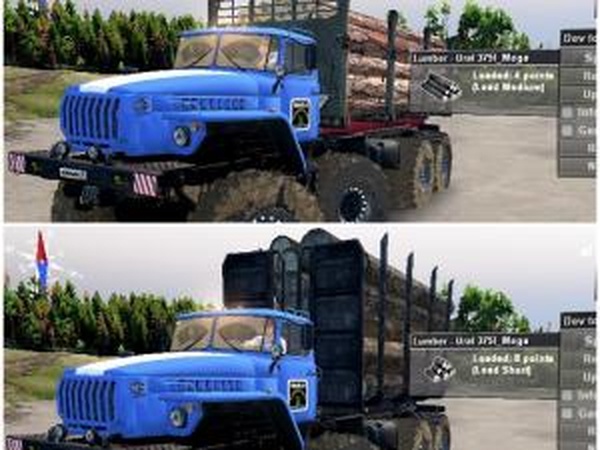 Урал-6614 «MEGA»версия 2 для SpinTires (v03.03.16)