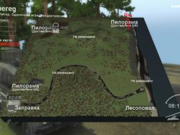 Карта «Берег»версия 1.0 для SpinTires (v03.03.16)