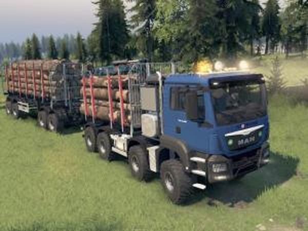 MAN TGS-41.480 8х8версия 2.0 для SpinTires (v03.03.16)