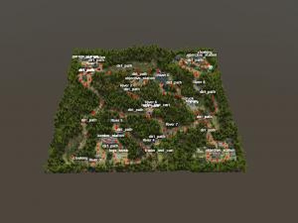 Карта «Окраина поселка Лысый торгаш»версия 1.0 для SpinTires (v03.03.16)