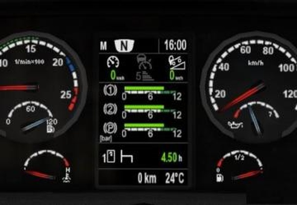 Бортовой компьютер для Scaniaверсия 3.9.9 для Euro Truck Simulator 2 (v1.43.x)