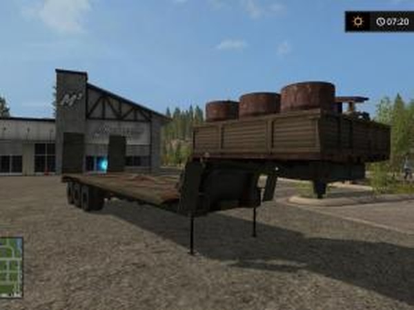 Прицеп Trawl For Transportation Technologyv1.0 для Farming Simulator 2017 (v1.4.4)