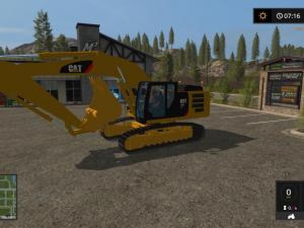 Caterpillar 329e Excavatorверсия 1.0 для Farming Simulator 2017 (v1.4.4)
