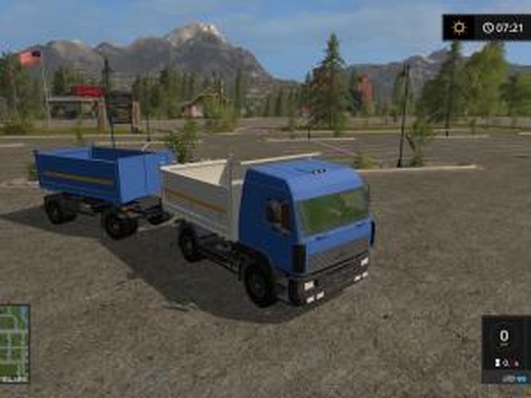 МАЗ-555035версия 1.0 для Farming Simulator 2017 (v1.4.4)