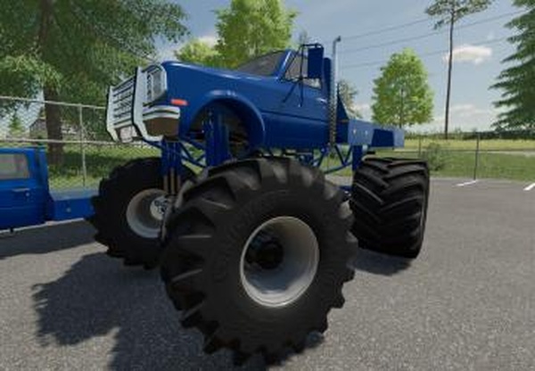 Flatbed Monster Truckверсия 1.0.0.1 для Farming Simulator 2022