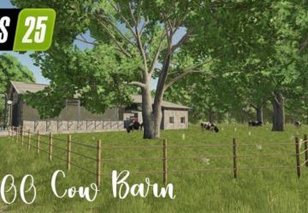 Cow stable (500)версия 1.0.0.0 для Farming Simulator 2025