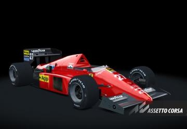F1 1986 Ferrari F1/86версия 1.0 для Assetto Corsa