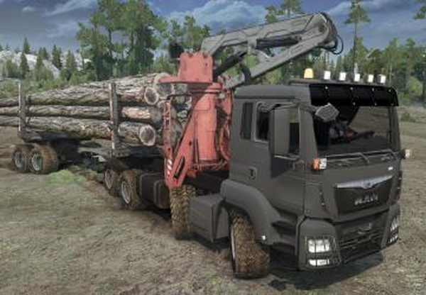 Man TGS 18.480 8x8версия 19.09.19 для Spintires: MudRunner (v14.08.19)