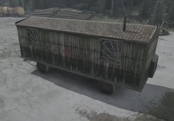 Текстура гаражного фургона «Хаки»версия 1.0 для Spintires: MudRunner (v14.08.19)