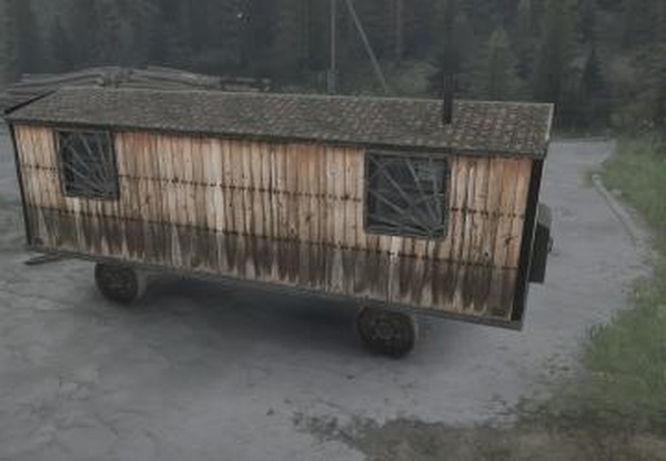 Текстура гаражного фургона «Олифа»версия 1.0 для Spintires: MudRunner (v14.08.19)