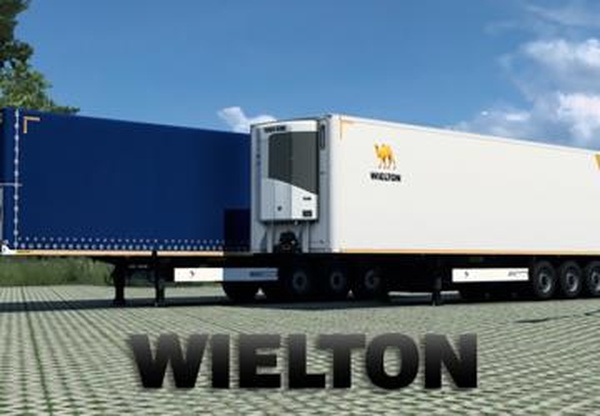 Прицеп Wielton NS3K N2 Megaверсия 0.7 для Euro Truck Simulator 2 (v1.43.x)